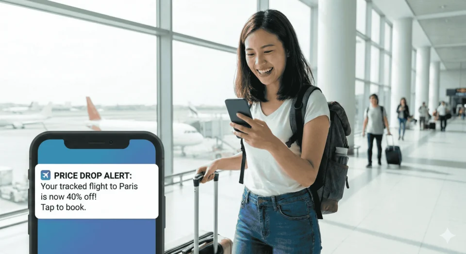 A Girl holding mobile